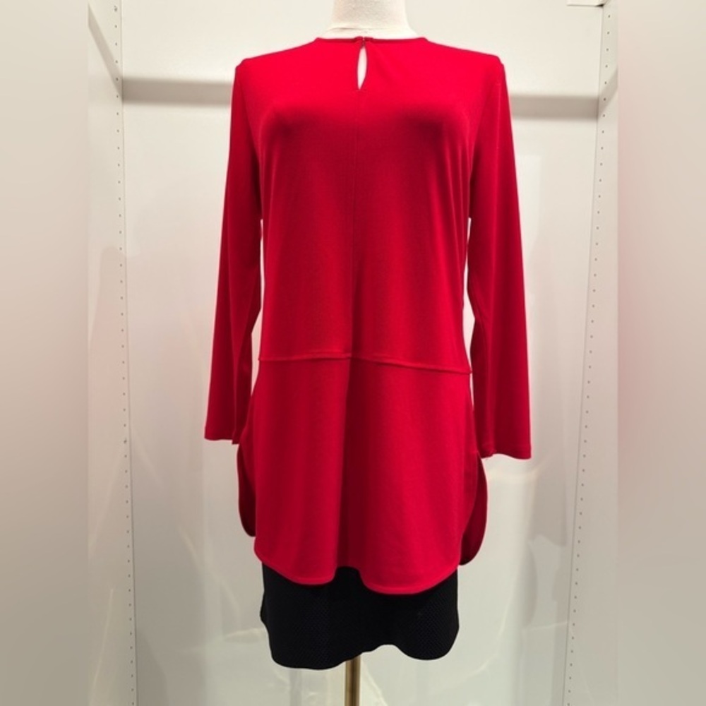Lauren Ralph Lauren’s Chic Red Women's Tunic Top